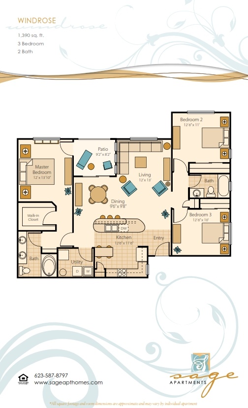 Windrose floor plan